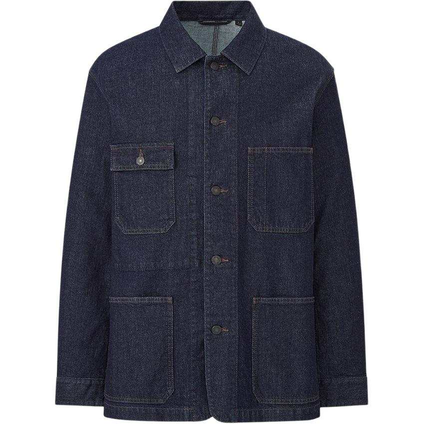 UNIQLO Denim Jacket Men's Dark Blue