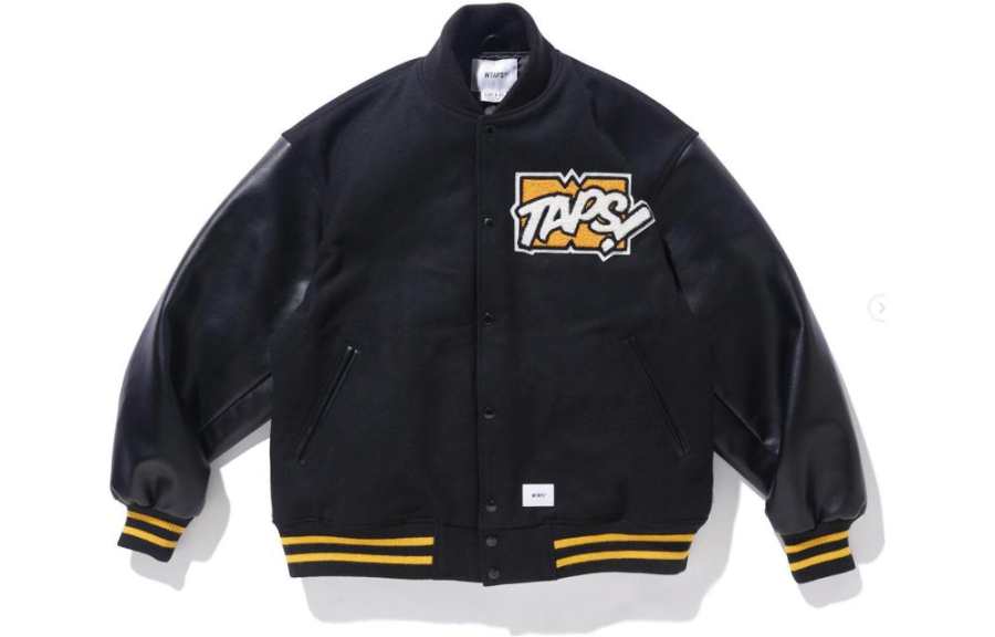 WTAPS WTAPS FW22 Baseball Jacket Men's Black
