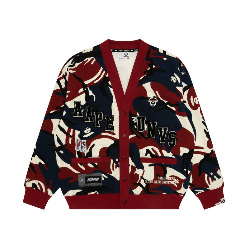 Aape Aape Logo Camo Cardigan