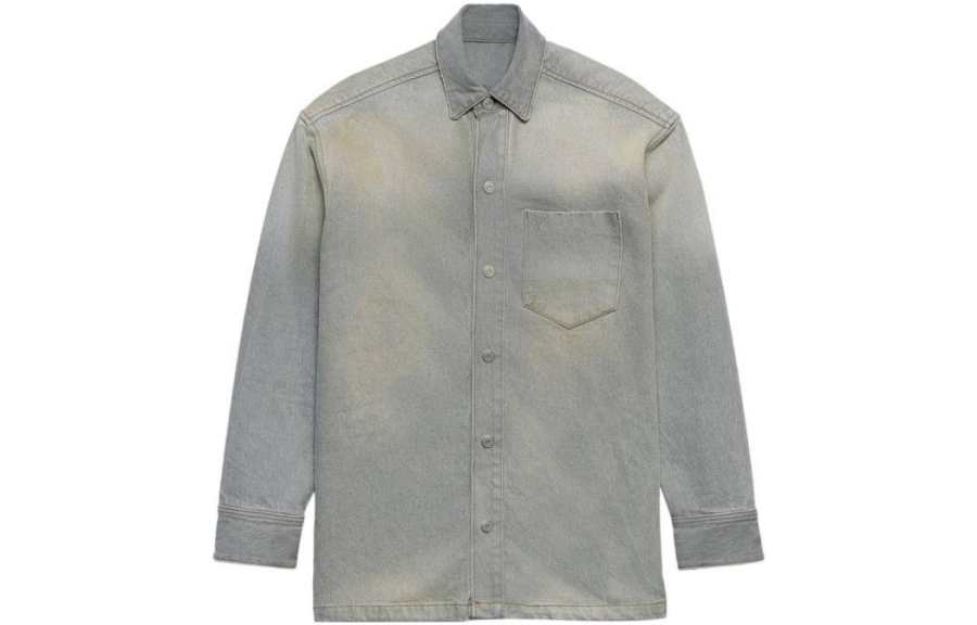 AMIPARIS AMIPARIS Buttoned Cotton Shirt Jacket