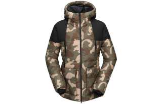 Jack Wolfskin Down Jacket Men's Black/Sand Dune Pattern