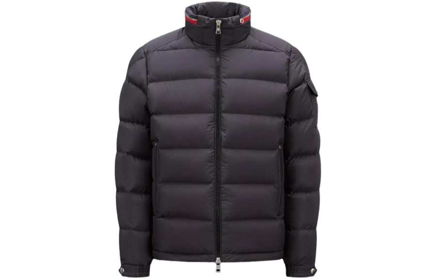 Moncler Moncler Down Jackets Men's Black Stand Collar Moderate Other