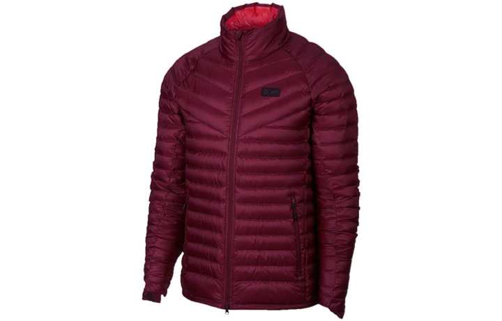 Nike Nike Down Jackets Men's Red Stand Collar Moderate