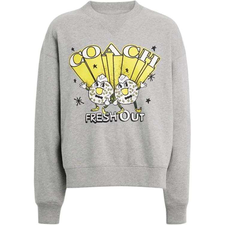 COACH COACH FW24 Sweatshirt Men's Lime Gray