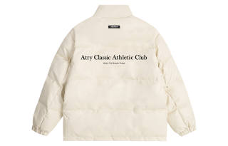 Atry Alphabet Slogan Series Puffer Jacket Unisex