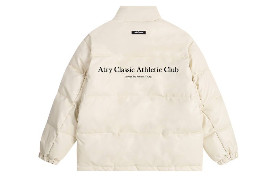 Atry Atry Alphabet Slogan Series Puffer Jacket Unisex