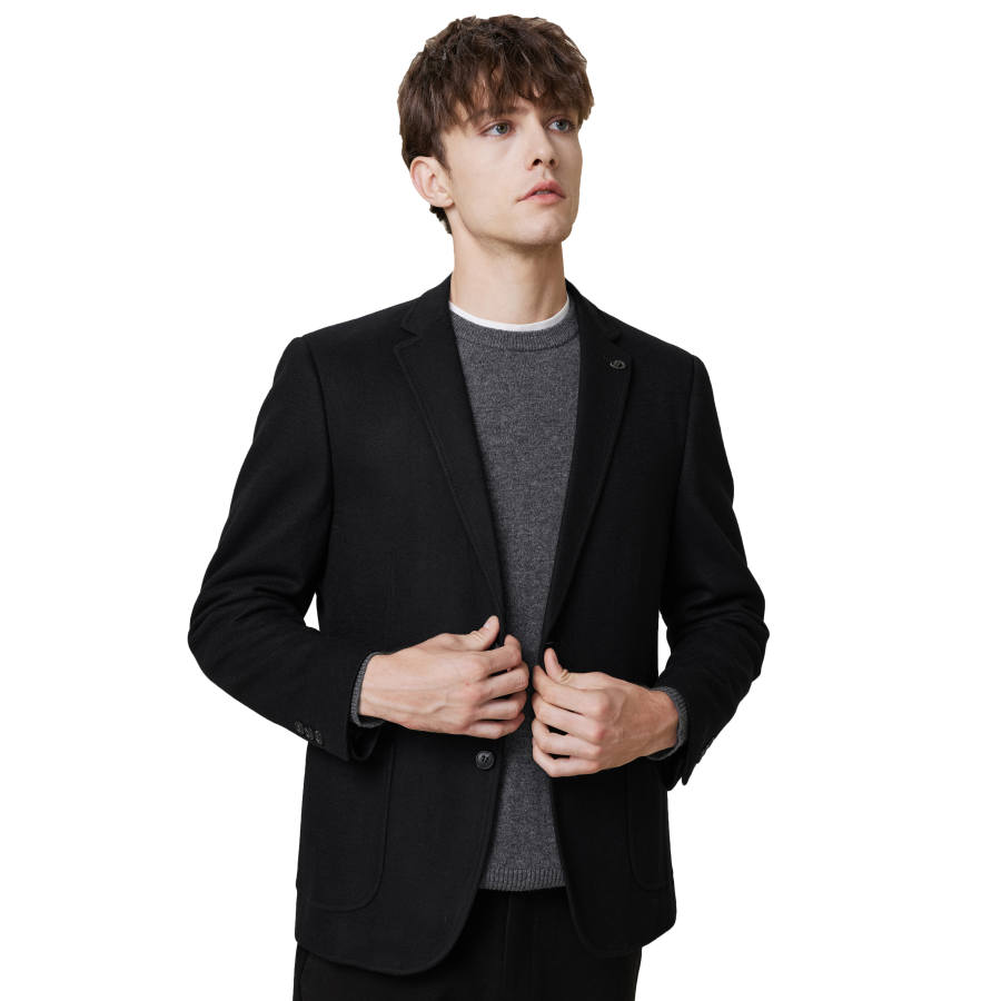 Hodo Business Suits Men's Suit Collar Moderate Business Suit