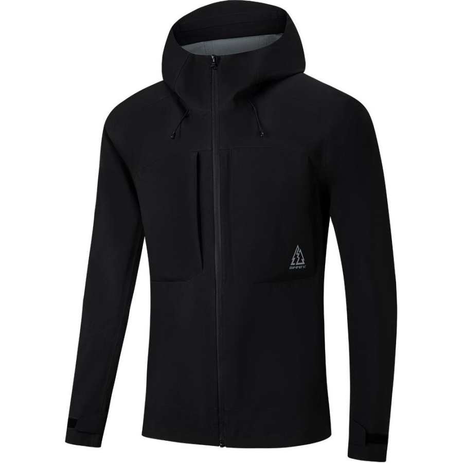 361° Windproof And Waterproof Abrasion Resistant Windbreaker Jacket Men's Super Black/Super Black