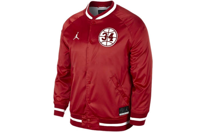 Jordan Jordan Baseball Jerseys Men's Red Baseball Collar Moderate