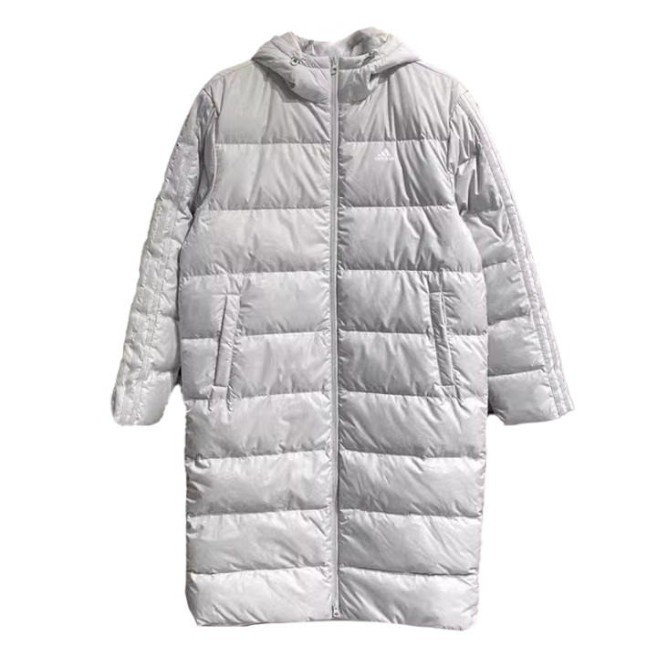 Adidas Adidas Down Jackets Unisex Gray Hooded Moderate