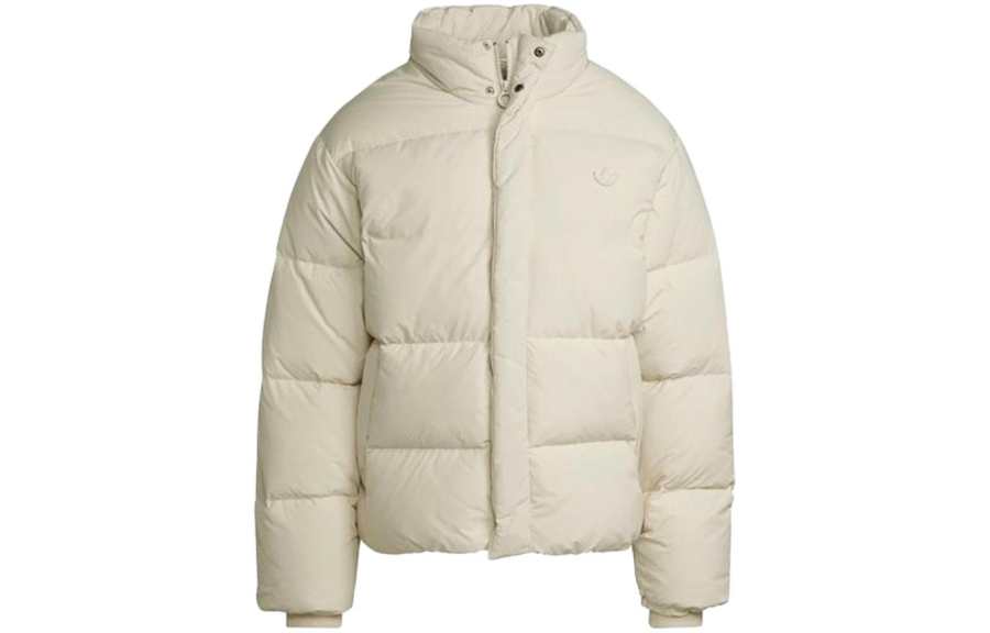 Adidas Originals Trefoil Collection Outfit Down Jacket Men's Ecru