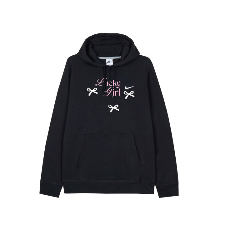 Nike Nike Sweatshirts Men's Black Hooded Thickened Regular