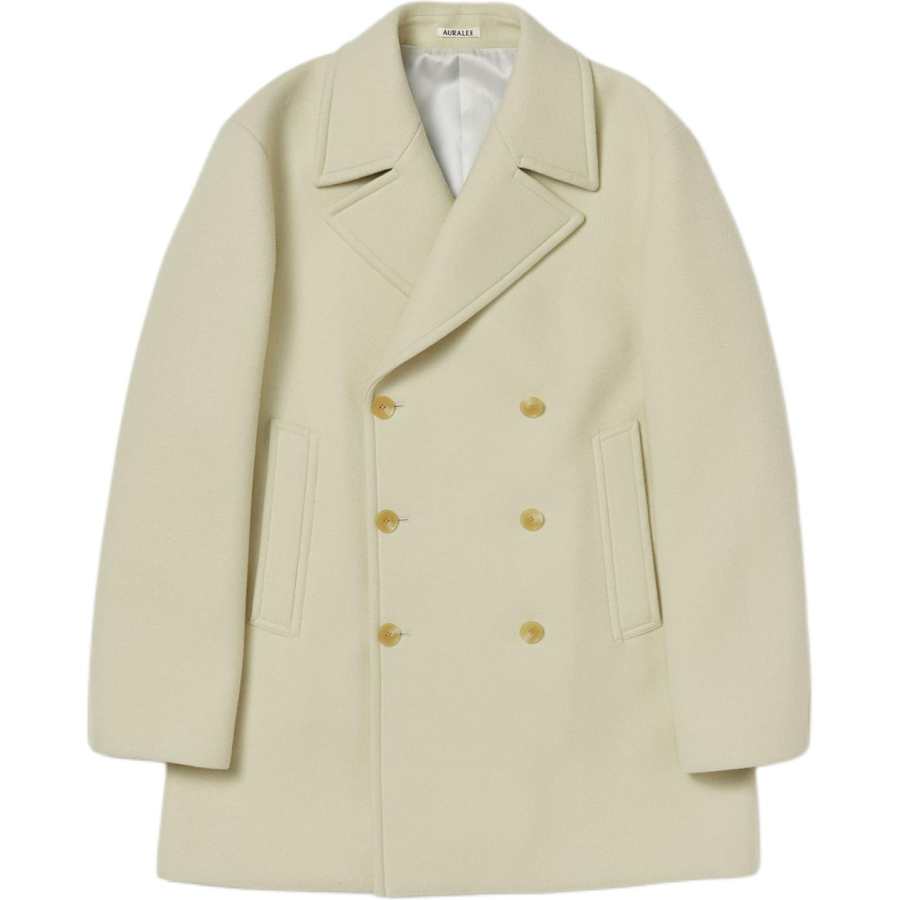 Auralee FW24 Coat Men's Light Lime
