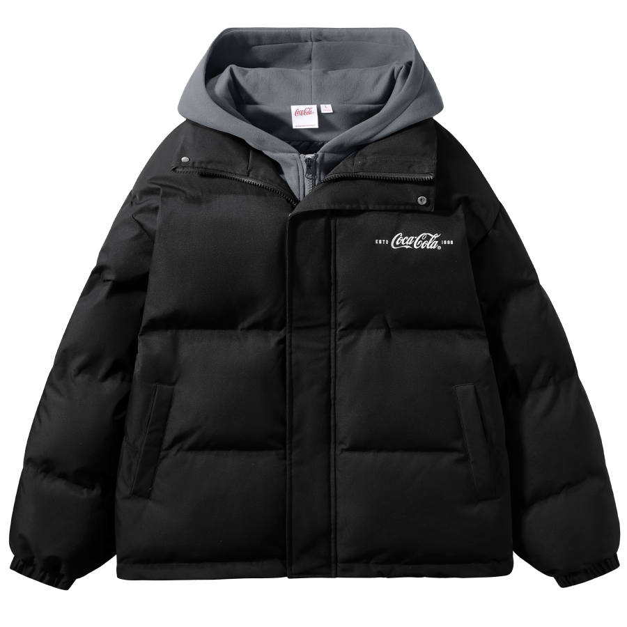Coca-Cola Coca Cola Puffer Jacket Coat Unisex
