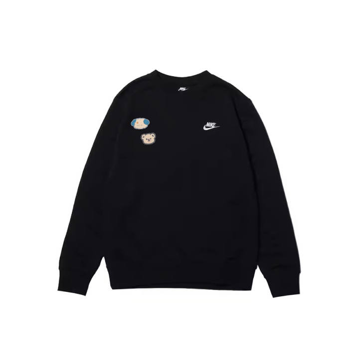 Nike Nike Sweatshirts Men's Black Crew Neck Moderate Regular