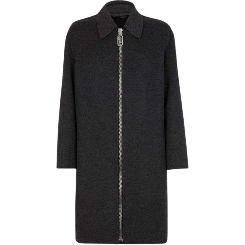 FENDI FENDI Straight Cut Single Breasted Coat