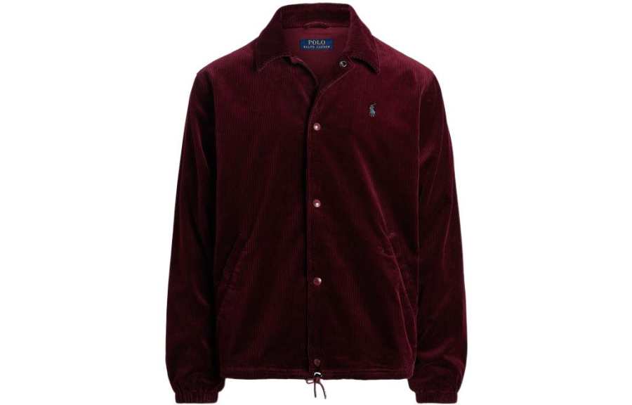 Polo Ralph Lauren FW22 Baseball Jacket Men's Red