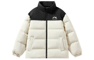 JEANSWEST Puffer Jackets Unisex Stand Collar Thickened
