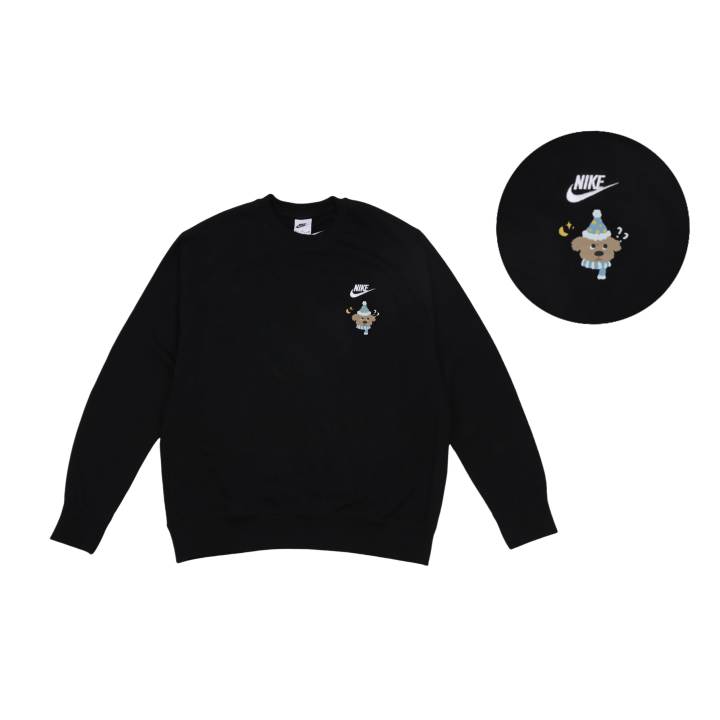 Nike Nike Sweatshirts Unisex Black Crew Neck Moderate Regular