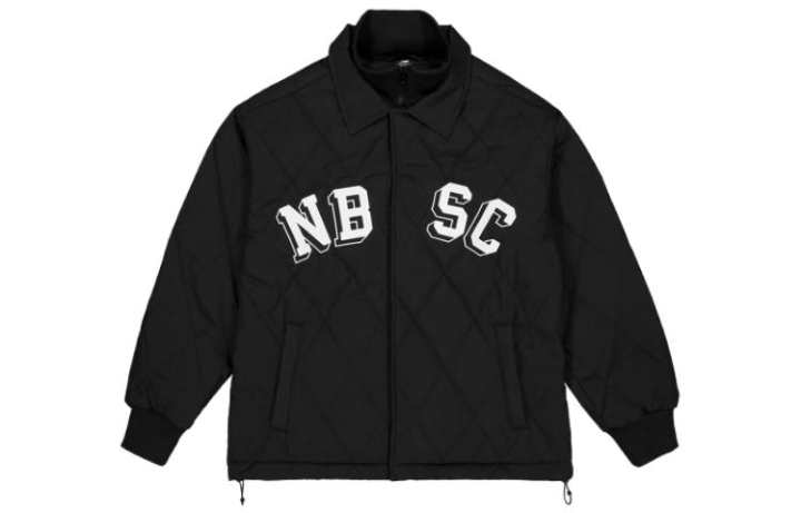 New Balance New Balance NBX Academy Puffer Jackets Men's Black Lapel Moderate Puffer Jacket