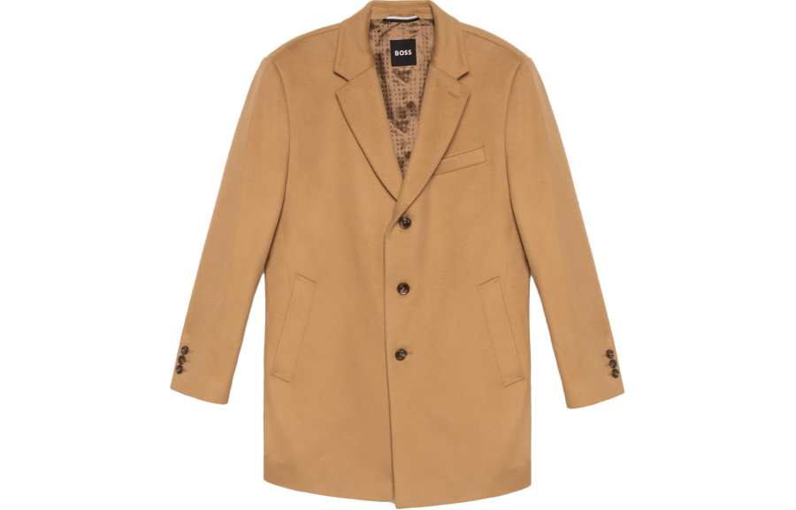 HUGO BOSS FW22 Coat Men's Khaki