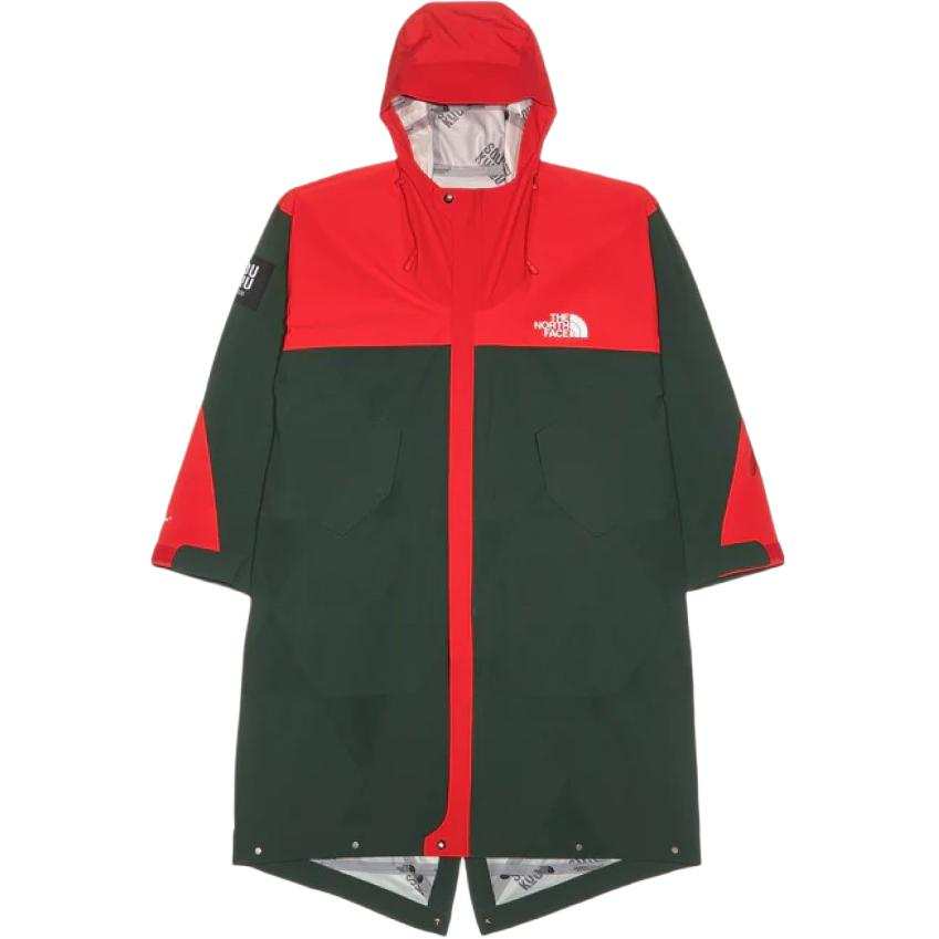 THE NORTH FACE FW23 Outdoor Hiking Waterproof, Windproof, And Breathable Windbreaker Jacket Unisex Red