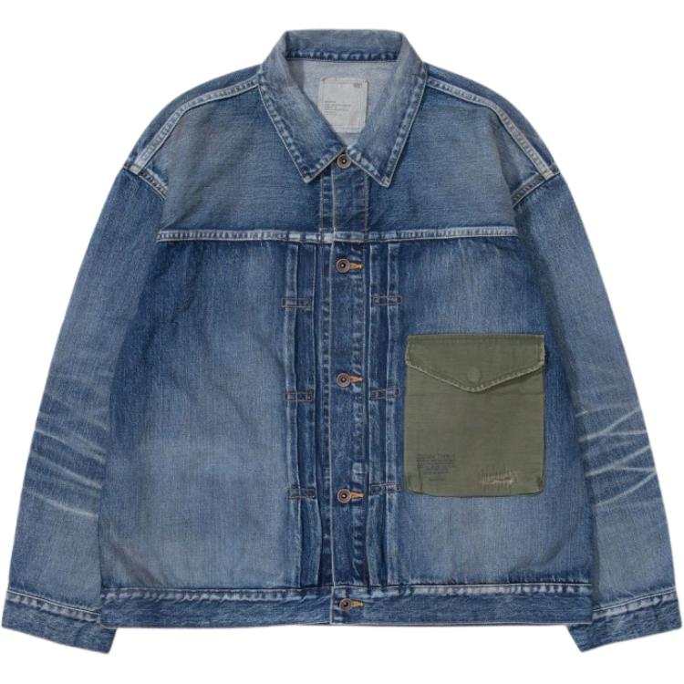 MADNESS MADNESS Denim Jacket Unisex Blue