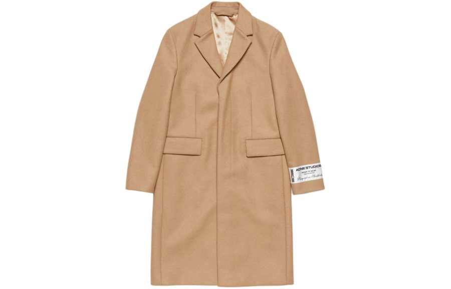 Acne Studios Acne Studios single-breasted wool blend coat