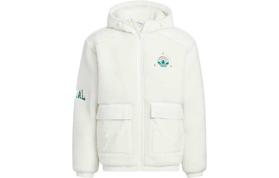 Adidas Originals Mc Sherpa Jacket Unisex White