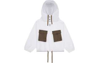 Brain Dead Jackets Unisex White Hooded Moderate Other