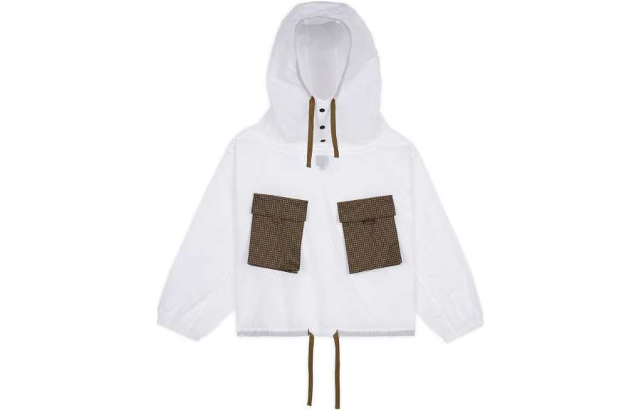 Brain Dead Jackets Unisex White Hooded Moderate Other