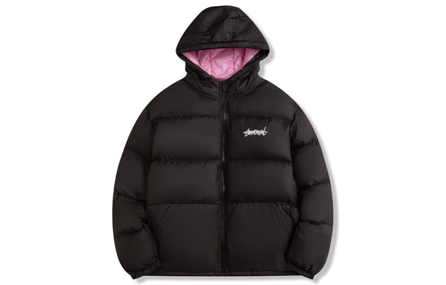 Suamoment Suamoment Down Jackets Unisex Hooded Thickened
