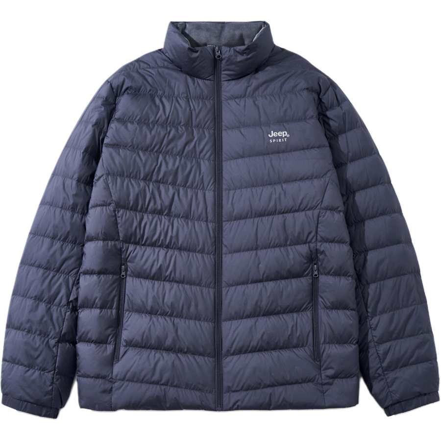 JEEP SPIRIT Down Jackets Men's Stand Collar Moderate Quilted Down Jacket