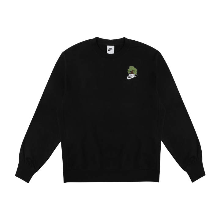 Nike Nike Sweatshirts Men's Black Crew Neck Moderate Regular