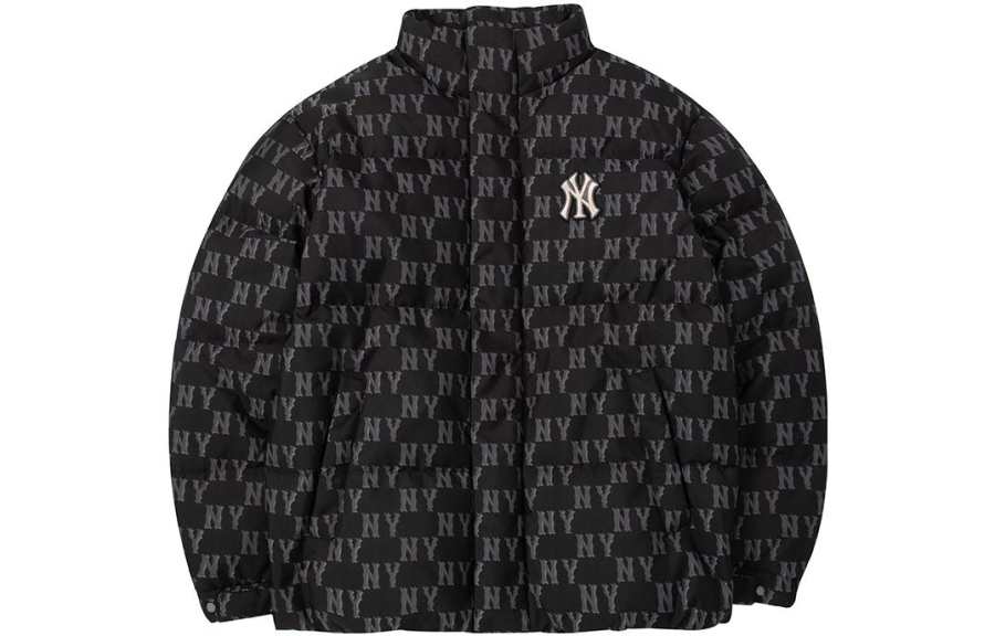 MLB MLB New York Yankees Down Jackets Unisex Black Stand Collar Moderate