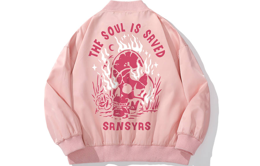 SANSYAS Baseball Jerseys Unisex Baseball Collar Moderate Straight Fit