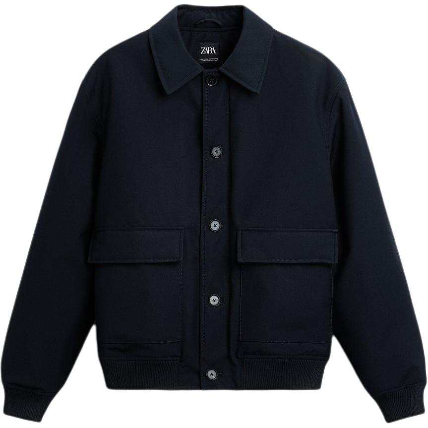 ZARA ZARA Jackets & Coats Men's Blue