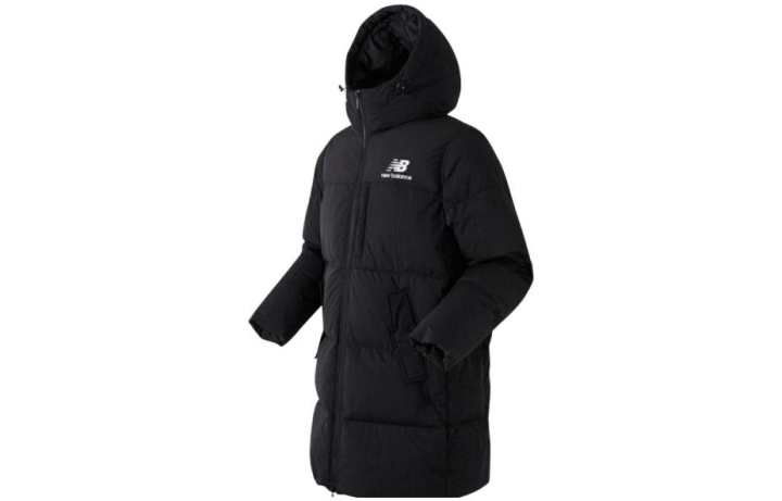 New Balance New Balance Down Jackets Men's Black Hooded Thickened Other