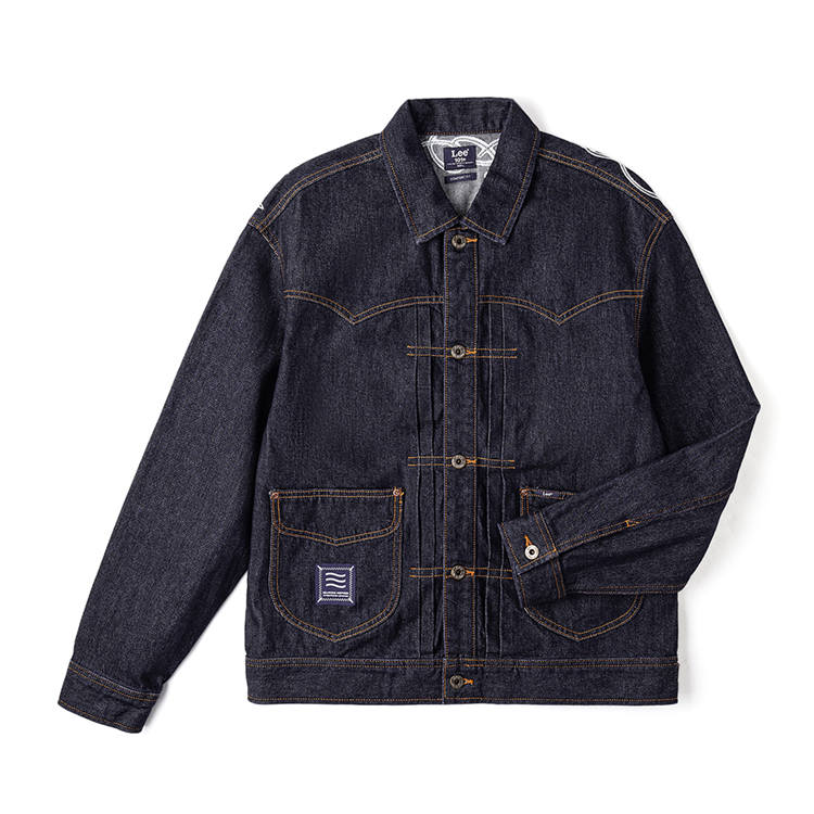 Lee Lee Denim Jackets Men's Washed Lapel Moderate