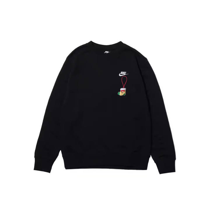 Nike Nike Sweatshirts Men's Black Crew Neck Moderate