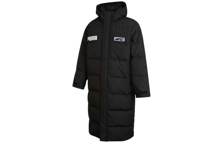 PUMA PUMA Down Jackets Unisex Black Hooded Moderate Other