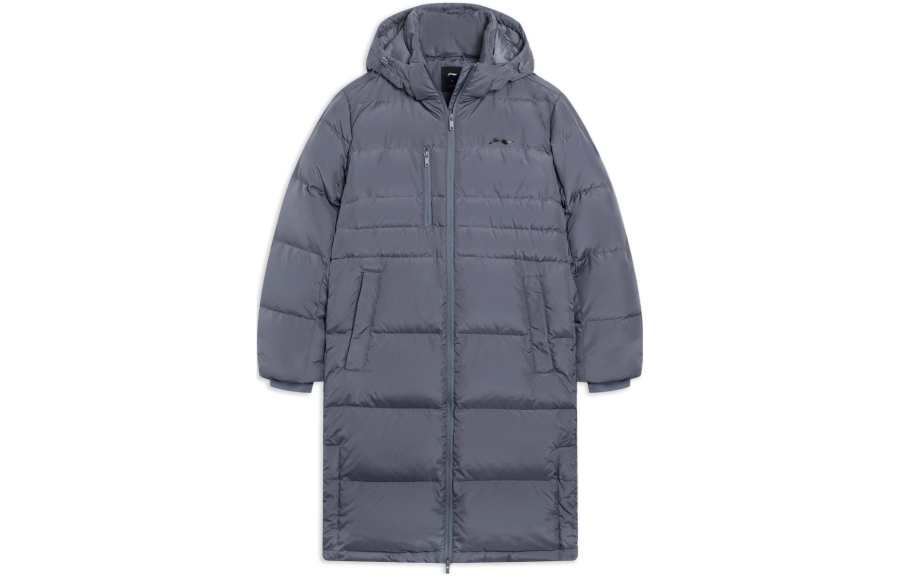 Li-Ning Li Ning Fitness Series Down Jacket Men's Dark Plain Gray
