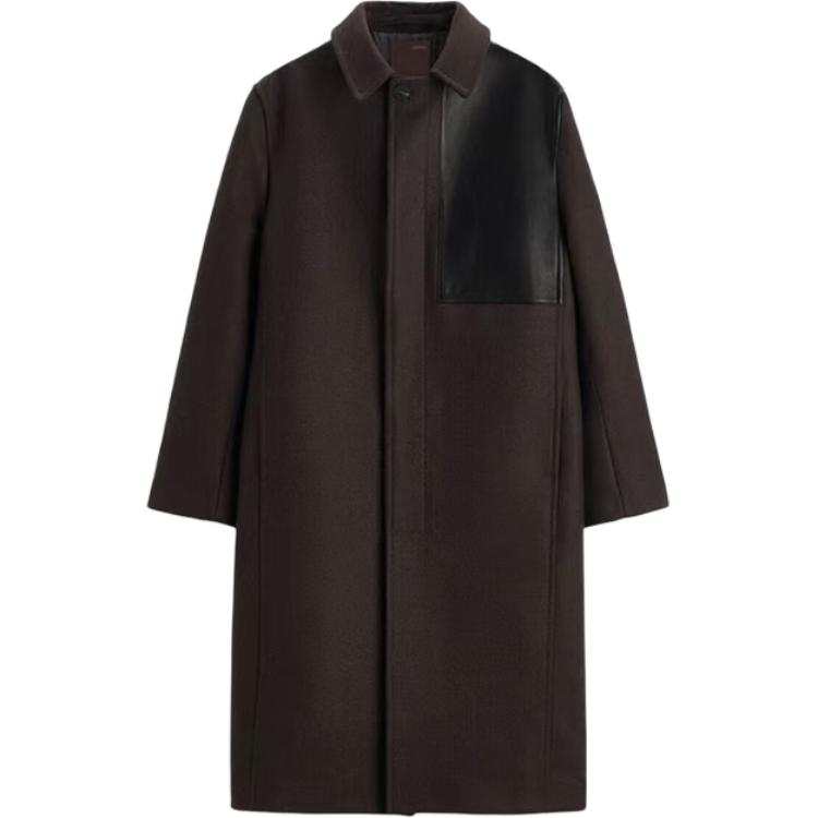 ZARA x STUDIO NICHOLSON Coat Men's Burgundy