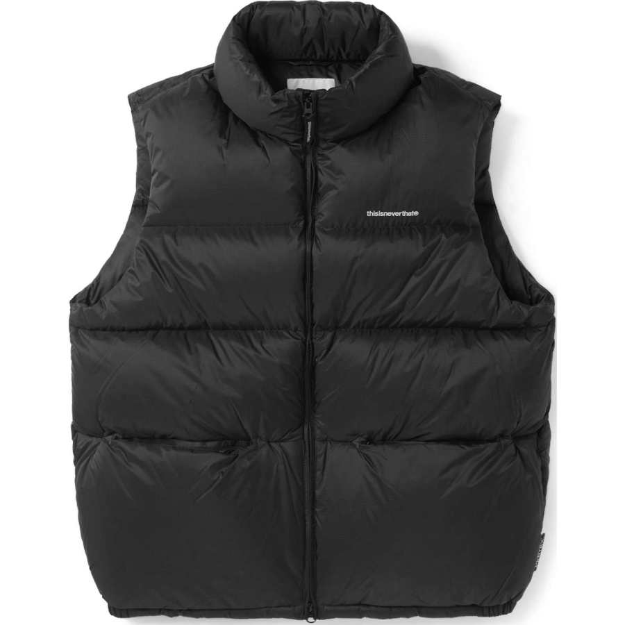 Thisisneverthat Thisisneverthat Vests Unisex Black Stand Collar Moderate Other