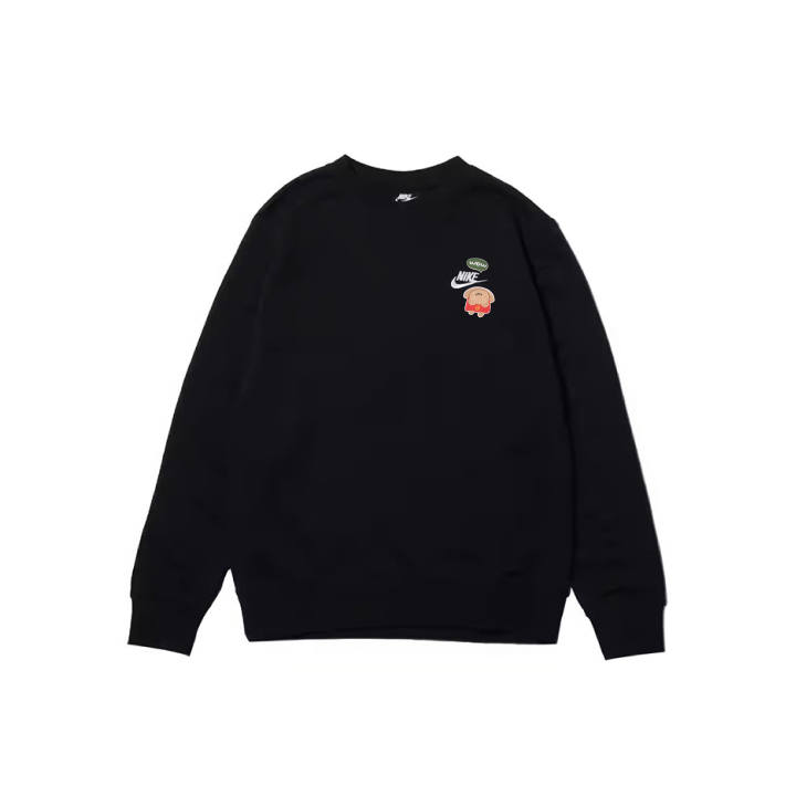 Nike Nike Sweatshirts Men's Black Crew Neck Moderate
