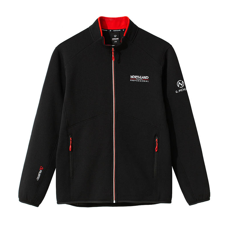 NORTHLAND Velvet Jackets Men's Stand Collar Thickened And Fleece Lined