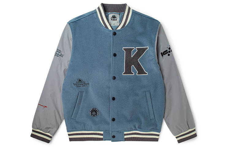 Kappa Baseball Jerseys Unisex Baseball Collar Moderate Straight Fit