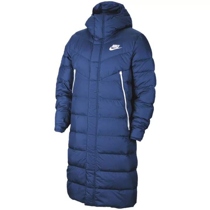 Nike Nike Down Jackets Men's Blue Hooded Moderate