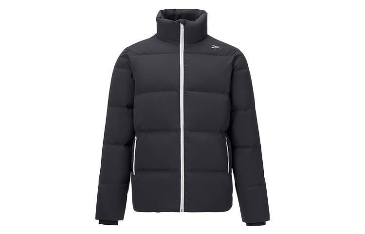 Reebok Reebok Solid Color Stand Collar Fitted Thickened Down Jacket Unisex