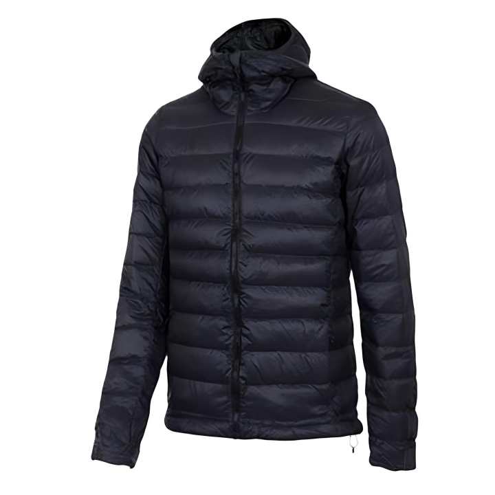 Adidas Adidas Down Jackets Men's Black Hooded Moderate Puffer Jacket